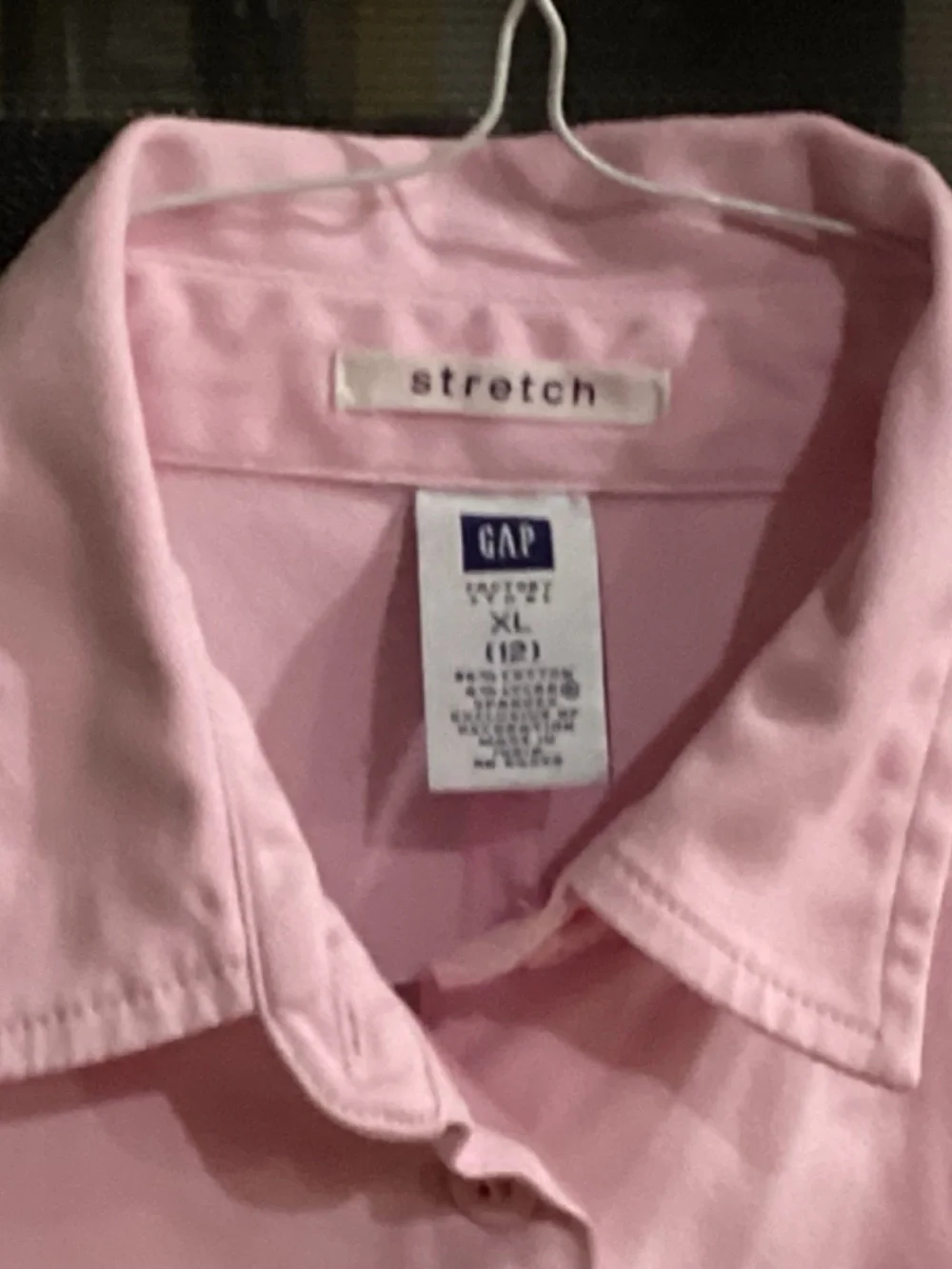 Cute Gap Pink Embroidered Shirtdress with belt